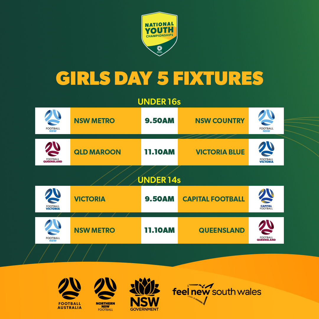 2022 NYC Girls - Day 5 Fixtures