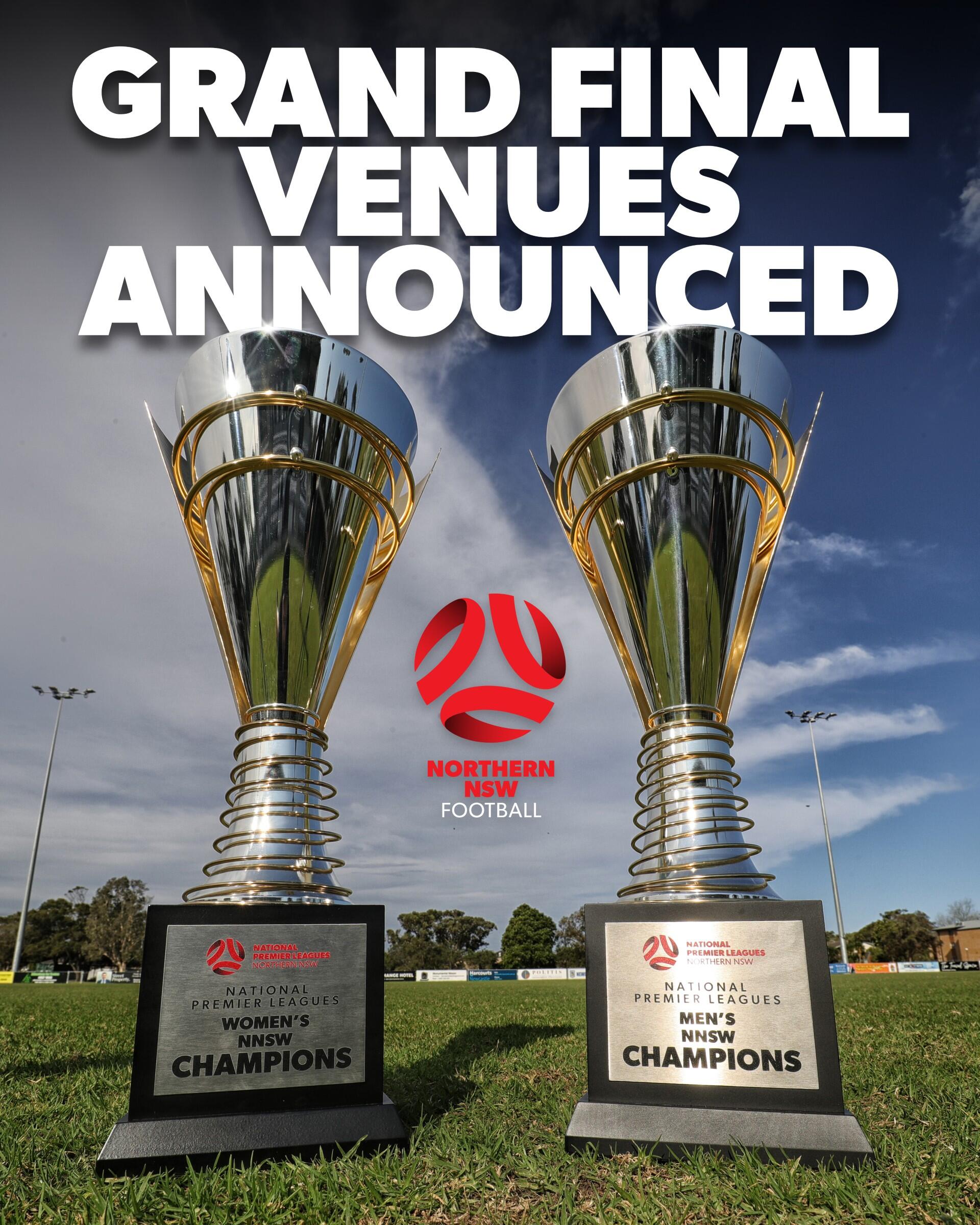 2026 Premier Competition GF Venues