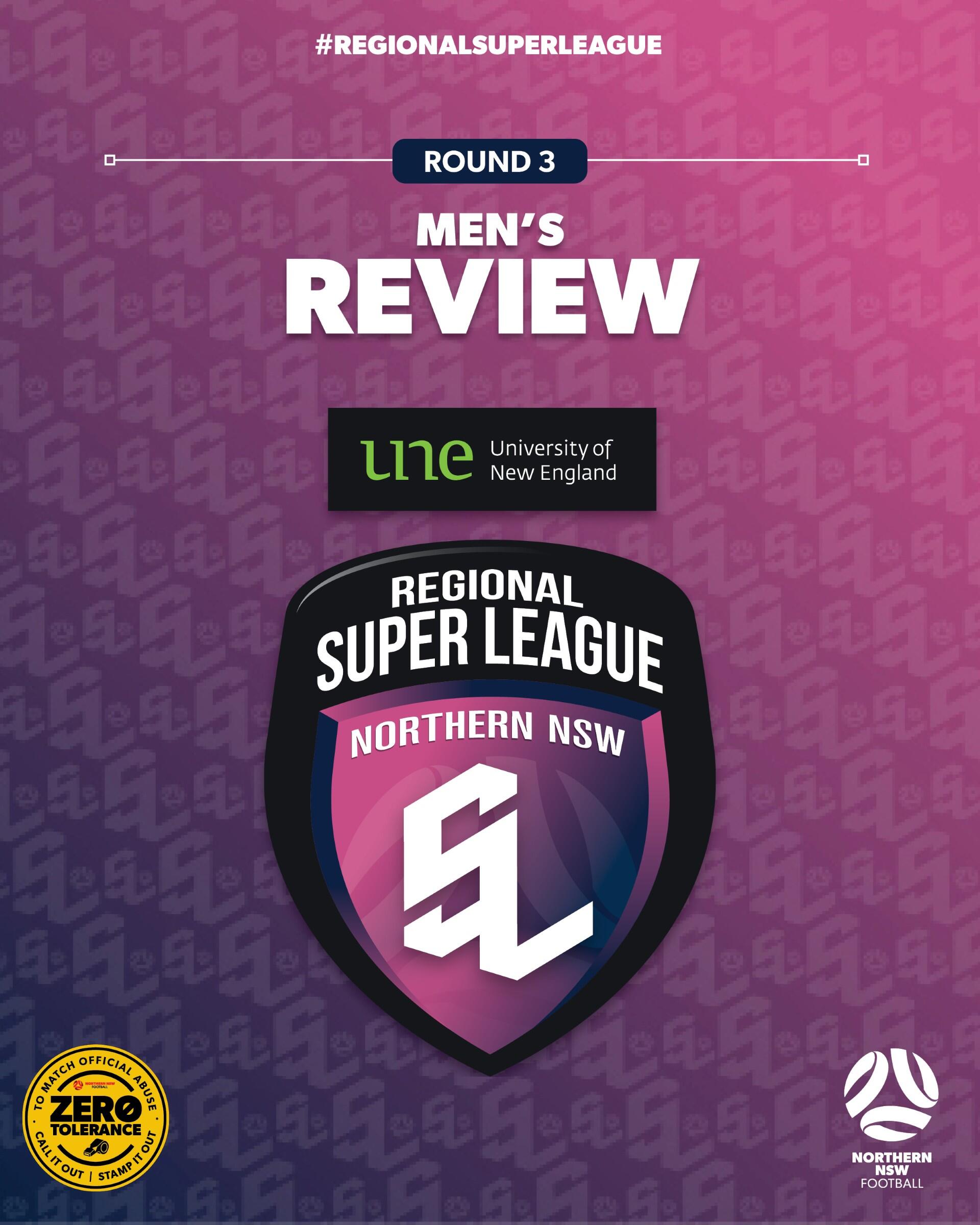 RSL Men's round three review