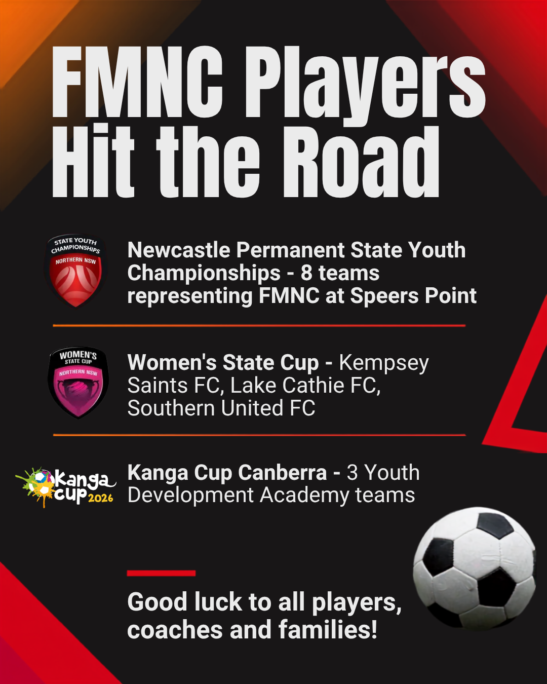 FMNC Players Hit the Road