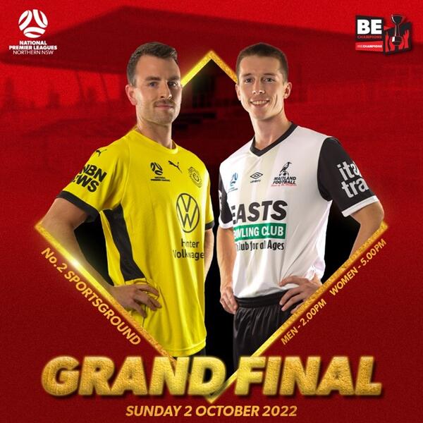 Maitland FC will take on Lambton Jaffas in the 2022 NPL Men's NNSW grand final on Sunday.