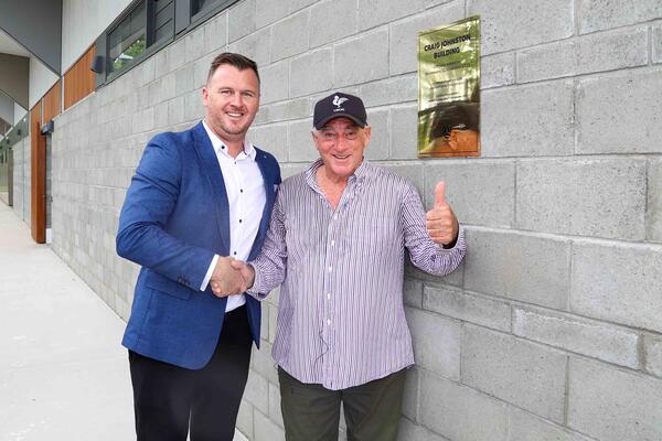 NNSWF unveil Craig Johnston building 