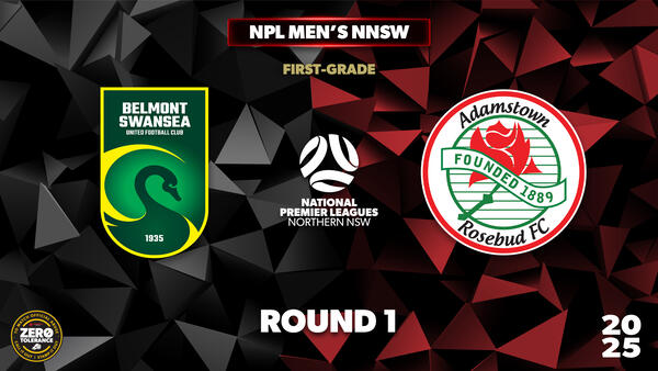NPL Men's NNSW Round 1 - Belmont Swansea United v Adamstown Rosebud