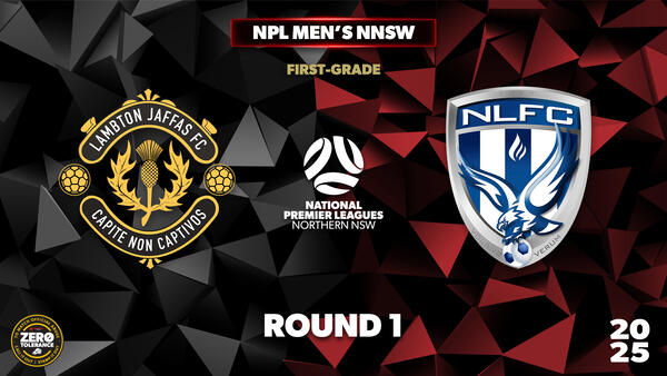 NPL Men's NNSW Round 1 First Grade - Lambton Jaffas v New Lambton