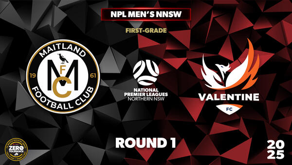 NPL Men's NNSW Round 1 First Grade - Maitland FC v Valentine FC