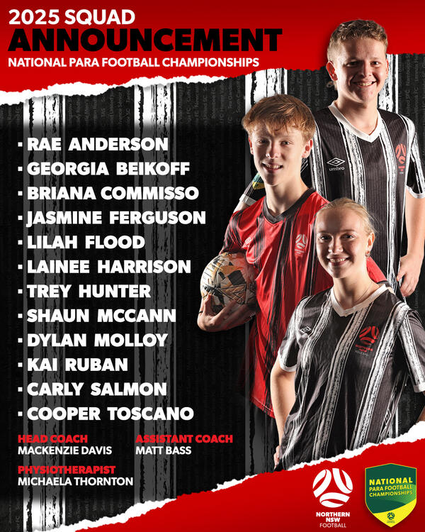 National Para Football Championships Squad