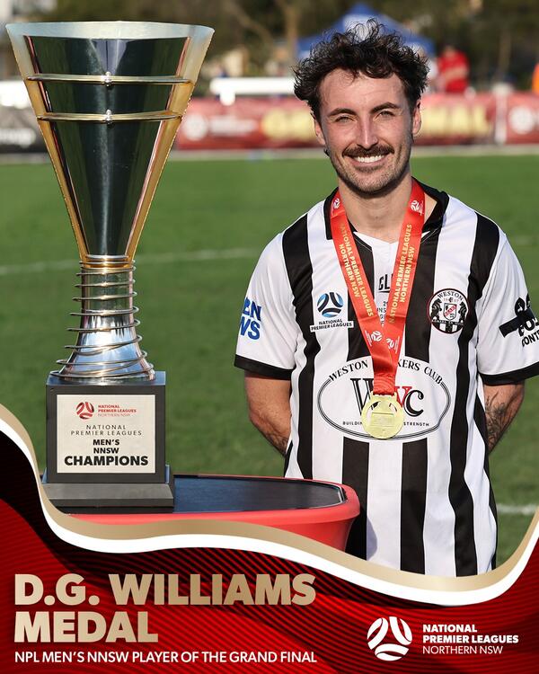 D.G. Williams Medal Luke McCormick